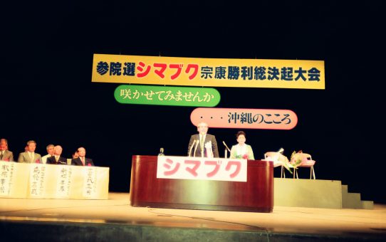 参院選島袋宗康勝利総決起大会