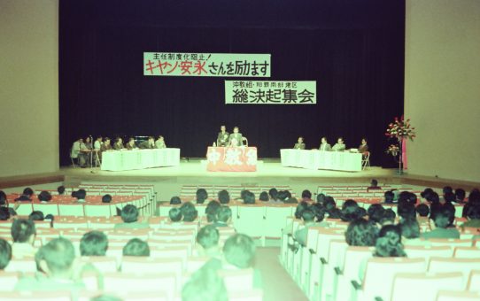 キャン、安永さんを励ます決起集会（80.3.5）